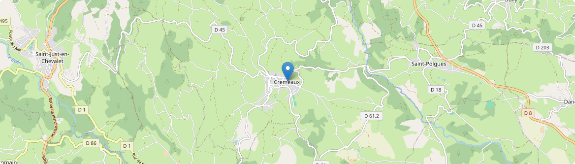 Cremeaux - Carte