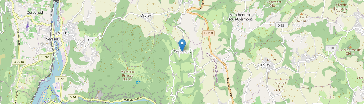 Crempigny-Bonneguête - Carte