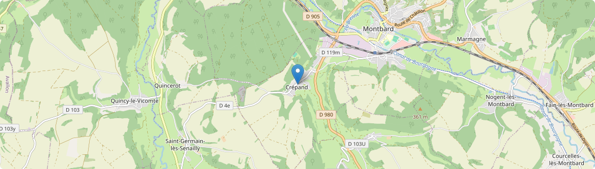 Crépand - Carte