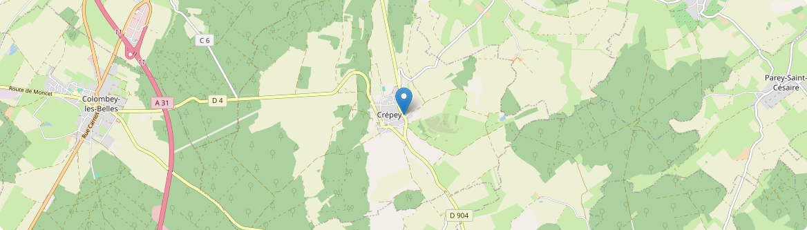 Crépey - Carte