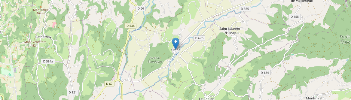 Crépol - Carte