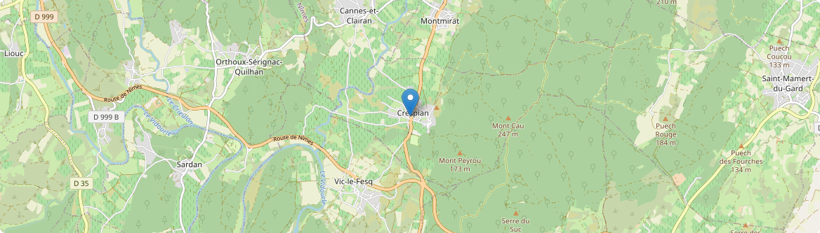 Crespian - Carte