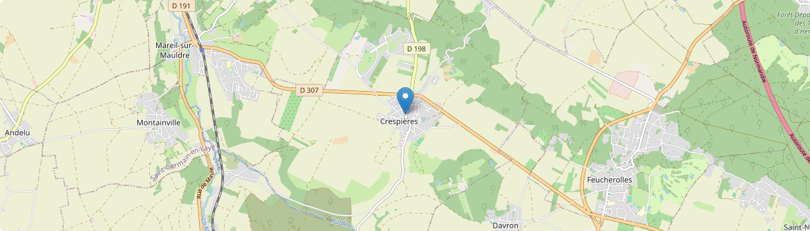 Crespières - Carte