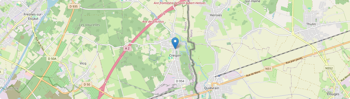 Crespin - Carte