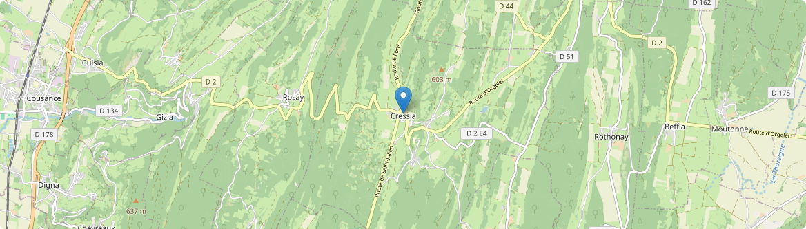 Cressia - Carte