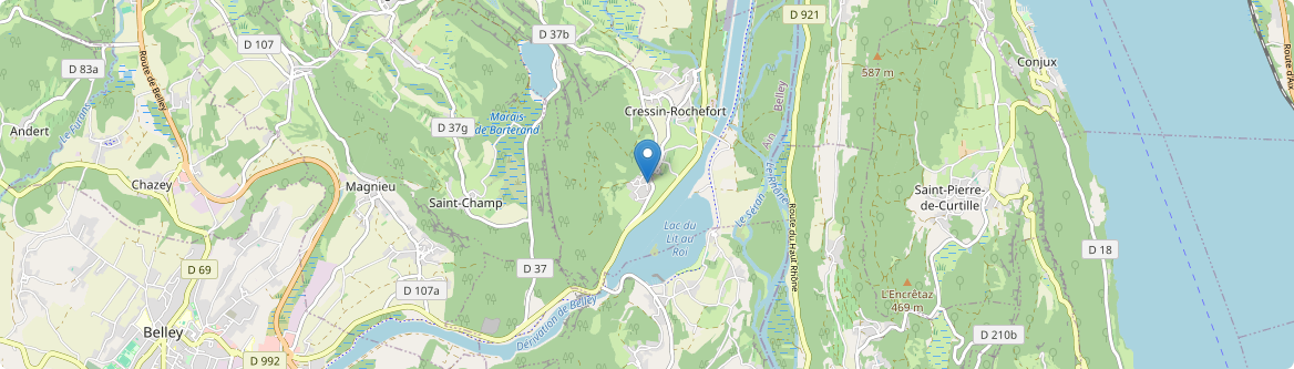 Cressin-Rochefort - Carte