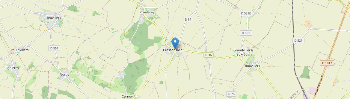 Cressonsacq - Carte