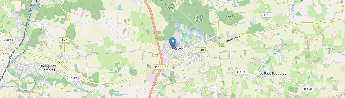 Crevin - Carte