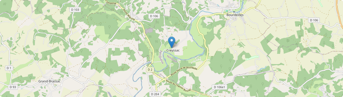 Creyssac - Carte