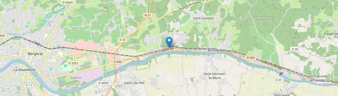 Creysse - Carte