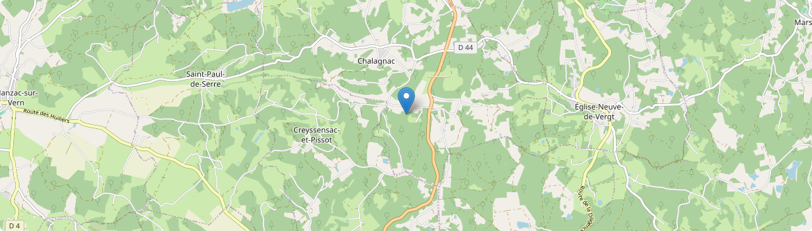 Creyssensac-et-Pissot - Carte
