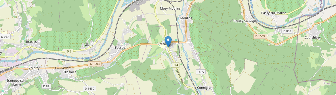 Crézancy - Carte