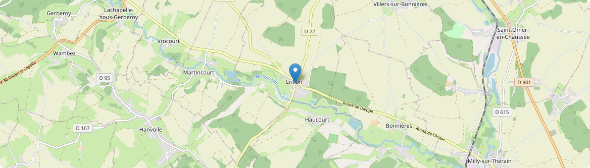 Crillon - Carte