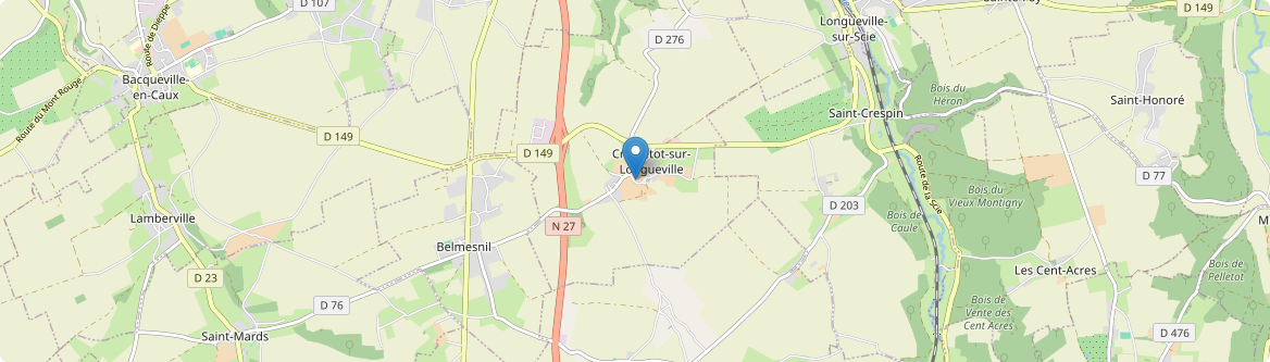 Criquetot-sur-Longueville - Carte
