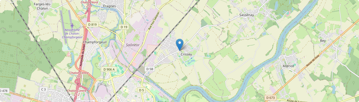 Crissey - Carte