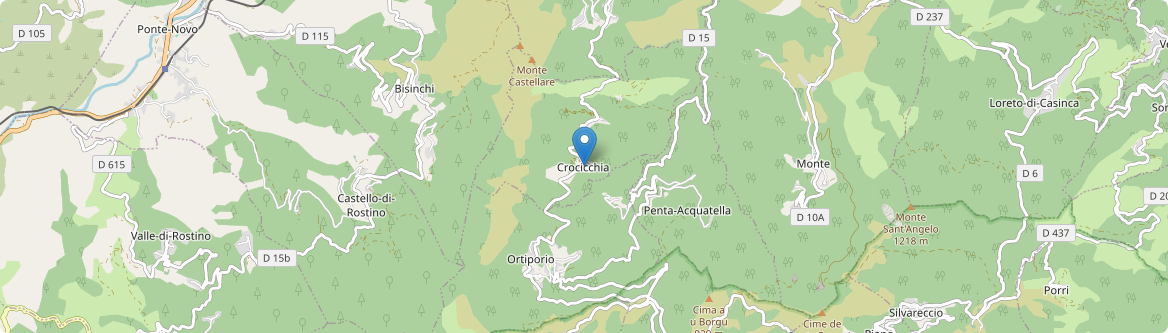 Crocicchia - Carte