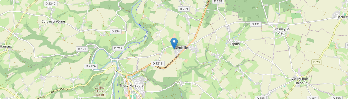 Croisilles - Carte