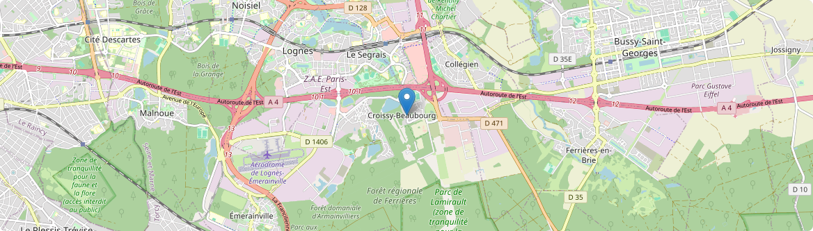 Croissy-Beaubourg - Carte