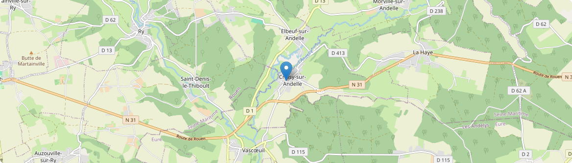 Croisy-sur-Andelle - Carte