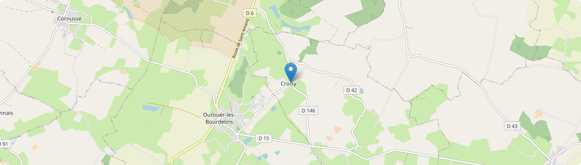 Croisy - Carte