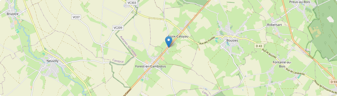 Croix-Caluyau - Carte
