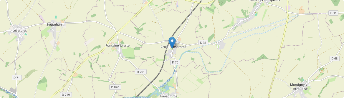 Croix-Fonsomme - Carte