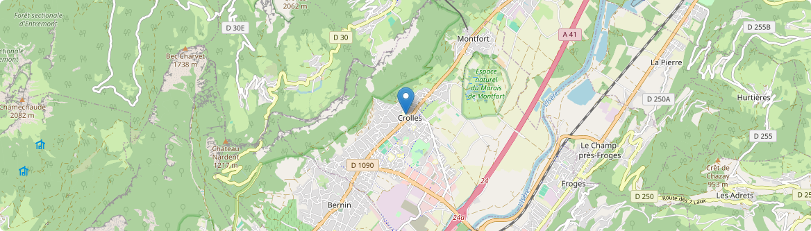 Crolles - Carte