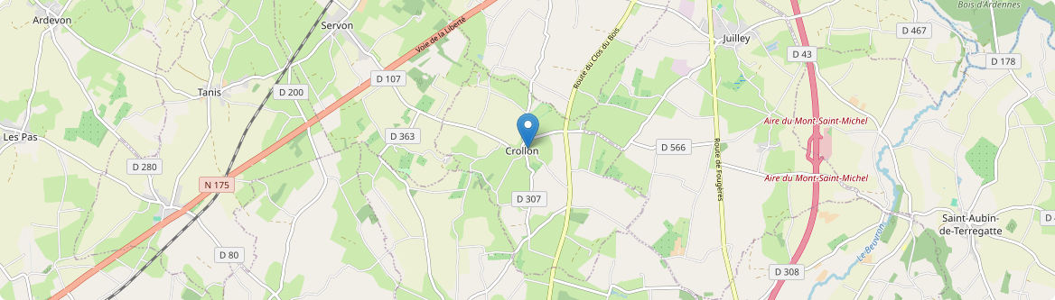 Crollon - Carte