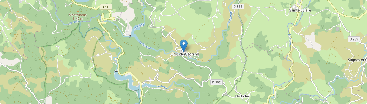 Cros-de-Géorand - Carte