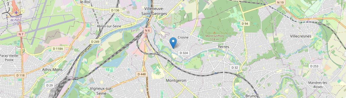 Crosne - Carte