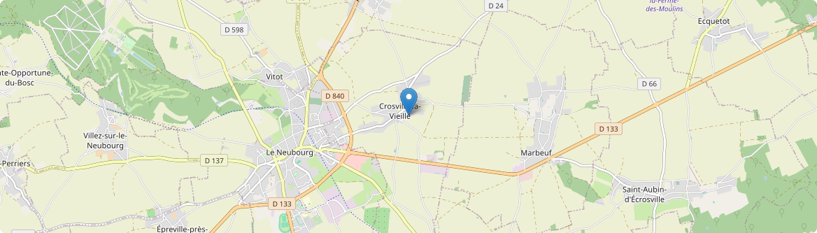 Crosville-la-Vieille - Carte