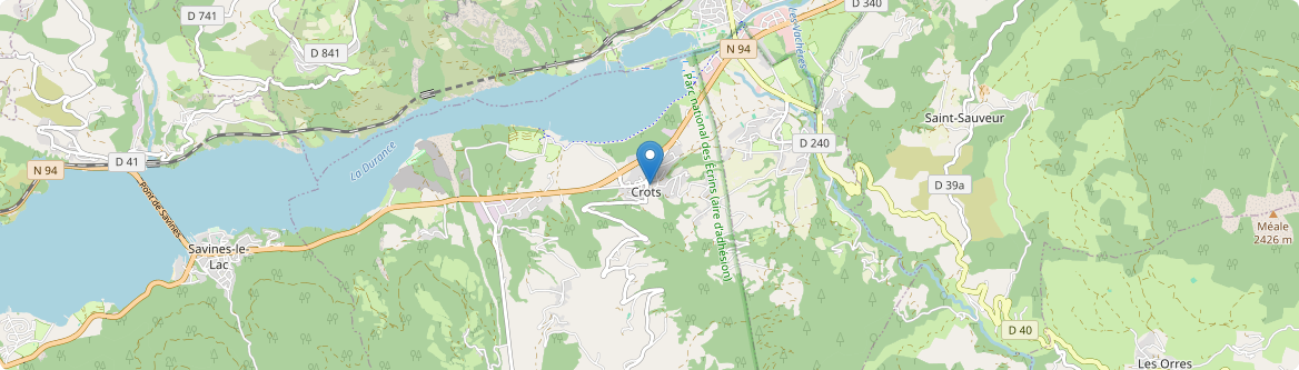 Crots - Carte