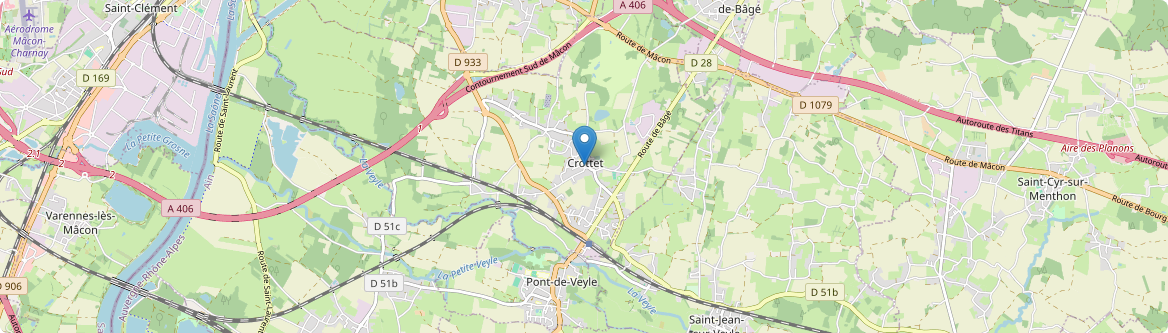 Crottet - Carte