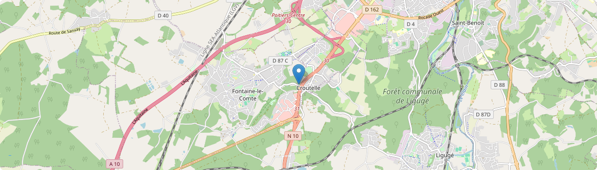 Croutelle - Carte