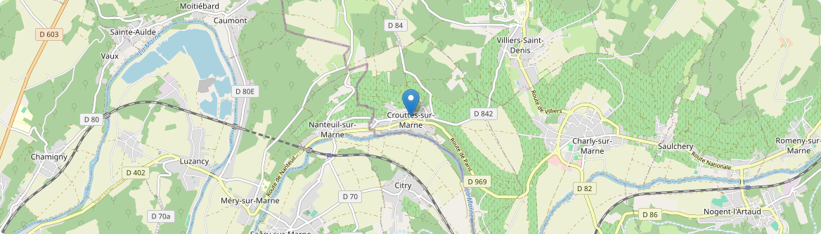 Crouttes-sur-Marne - Carte