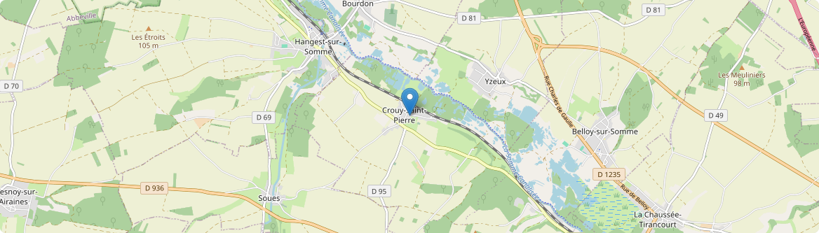 Crouy-Saint-Pierre - Carte
