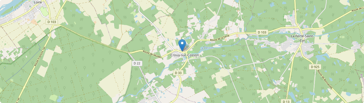 Crouy-sur-Cosson - Carte