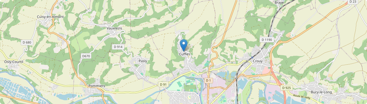 Crouy - Carte