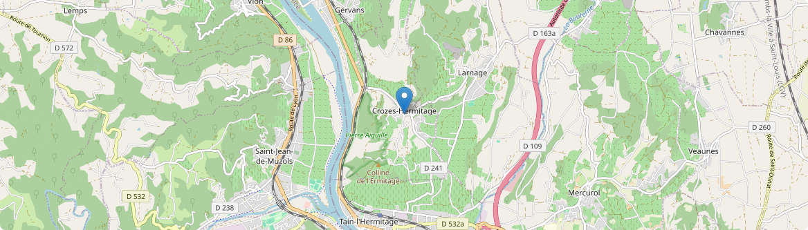 Crozes-Hermitage - Carte