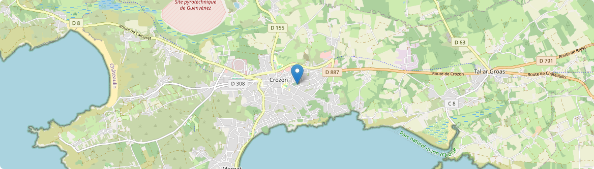 Crozon - Carte