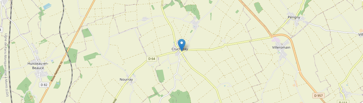 Crucheray - Carte
