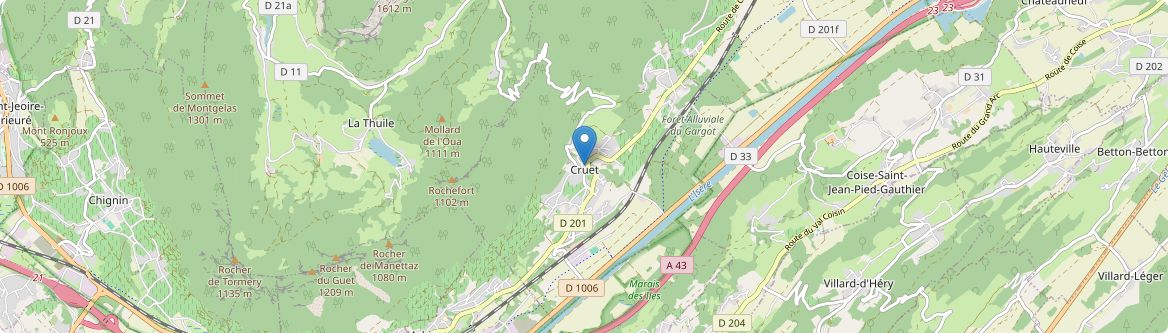 Cruet - Carte