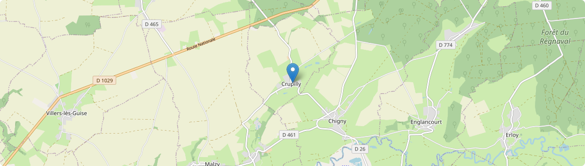 Crupilly - Carte