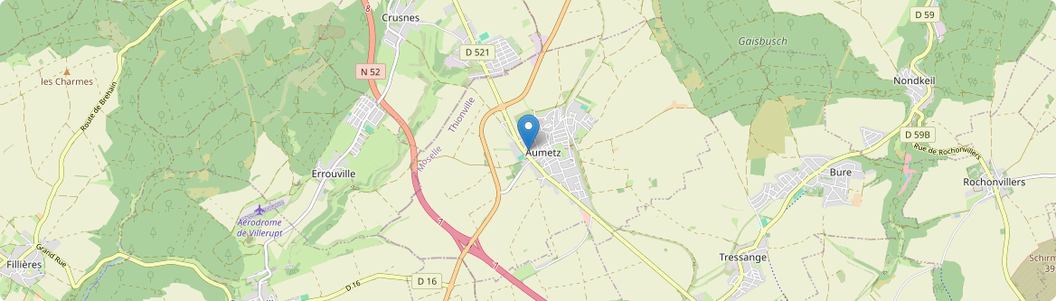 Crusnes - Carte