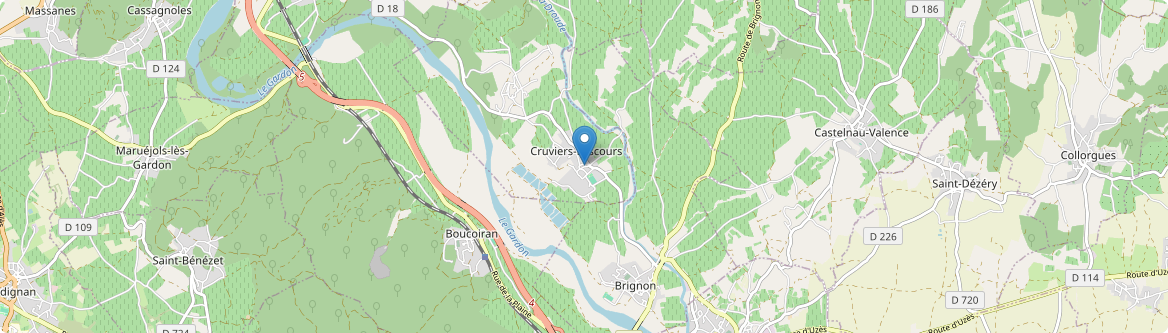 Cruviers-Lascours - Carte