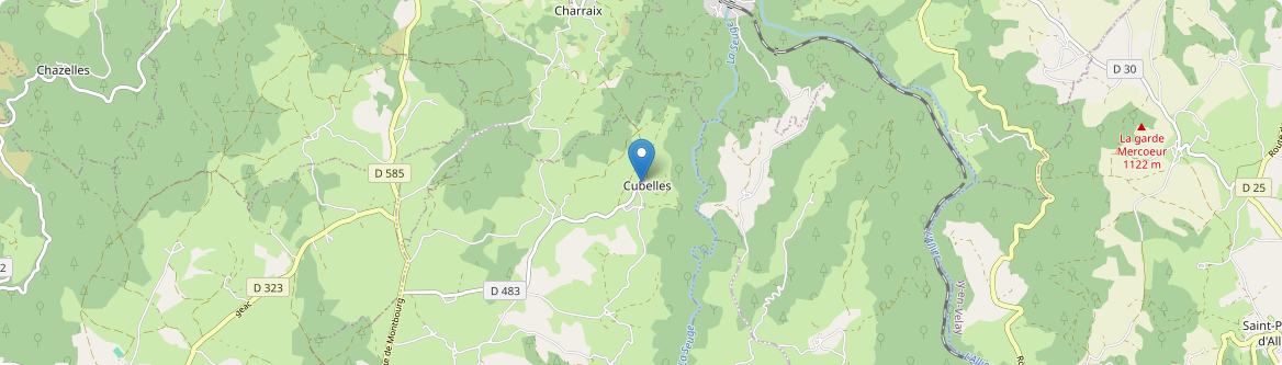 Cubelles - Carte
