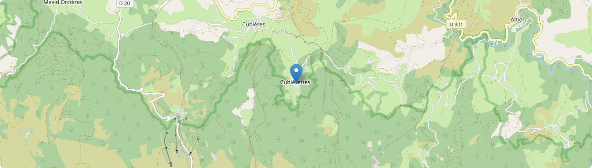 Cubiérettes - Carte