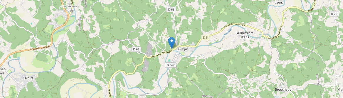 Cubjac-Auvézère-Val d'Ans - Carte