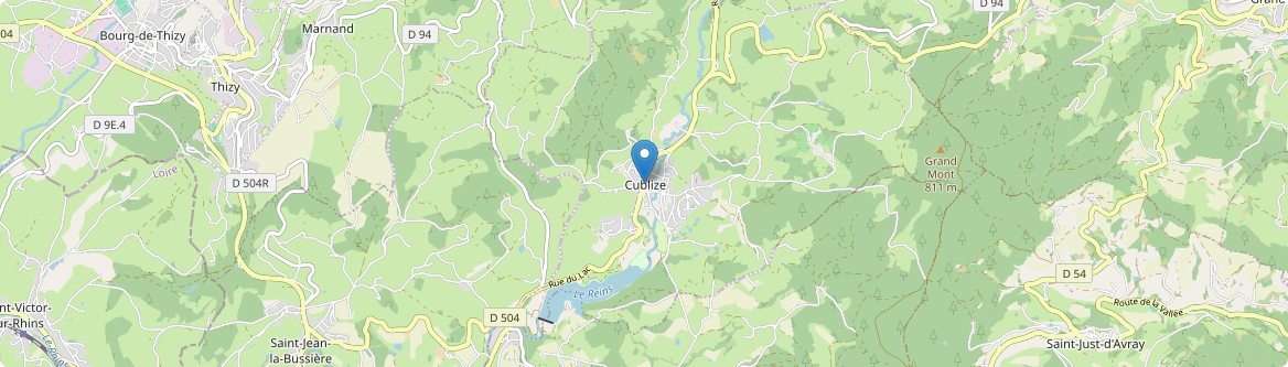 Cublize - Carte