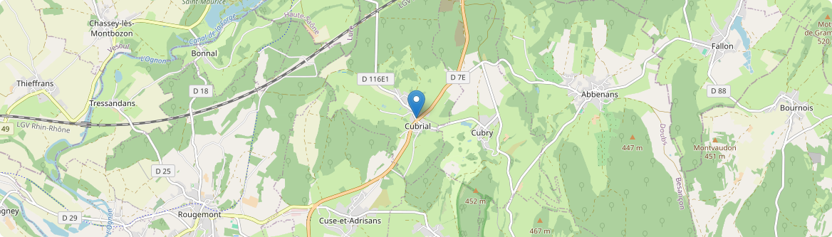 Cubrial - Carte